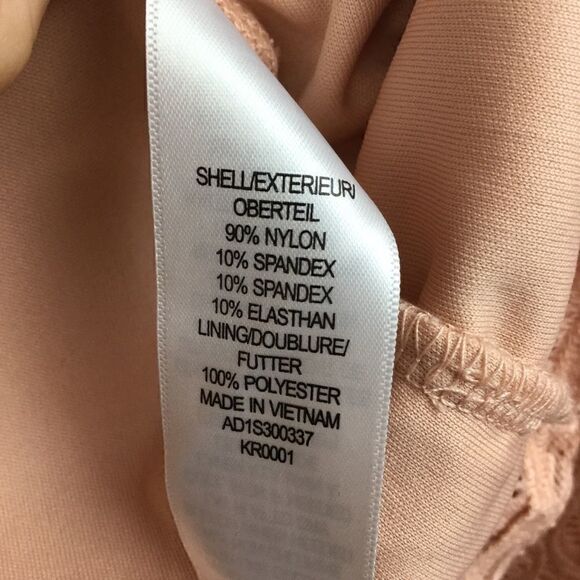 Adrianna Papell Lace Top Peach Bell Sleeve Shirt, Size - Medium‎ - Picture 5 of 7